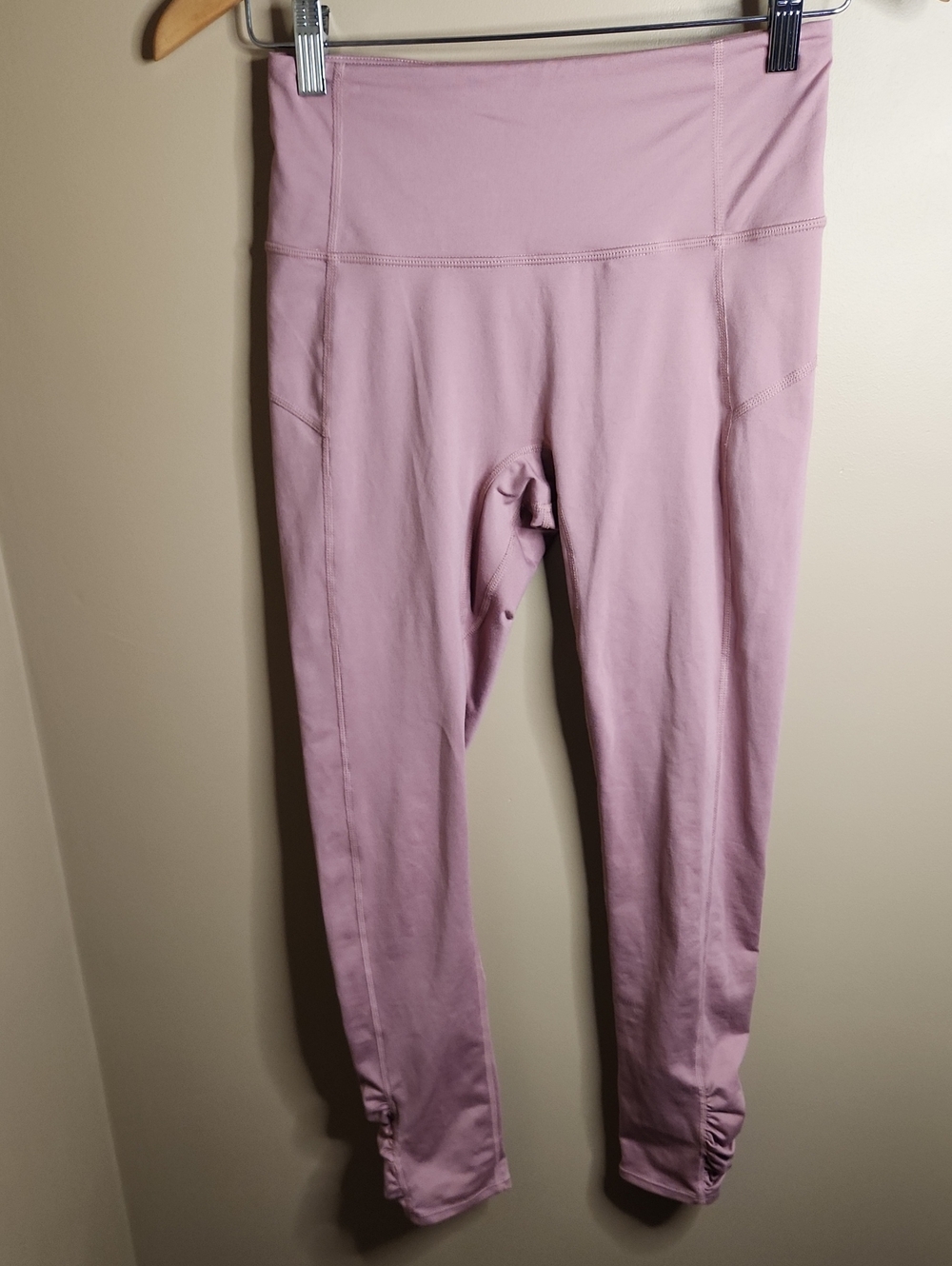 FP Movement Out of Your League Ruched Leggings in Rose Pink. Sz. SP